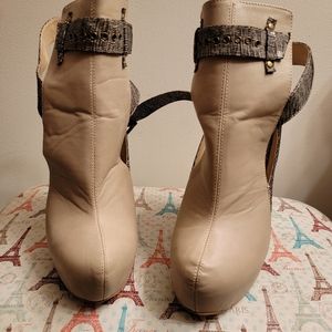 MULKI - taupe Platform Shoes with buckle